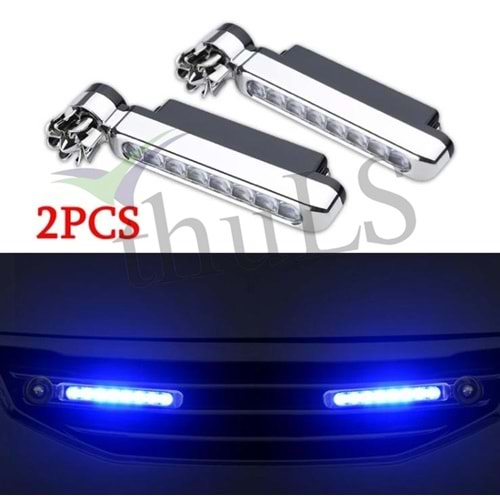 GÜNDÜZ LEDİ KROM DÖNERLİ -76 MAVİ RÜZGAR ENERJİLİ