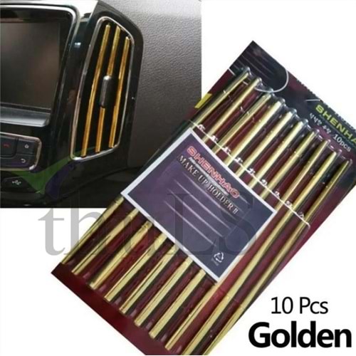 IP NEON IŞIKSIZ PETEĞE GEÇME GOLD 10 PRÇ.