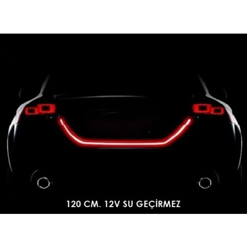 BAGAJ ALTI KAYAR LED KIRMIZI 120 CM.