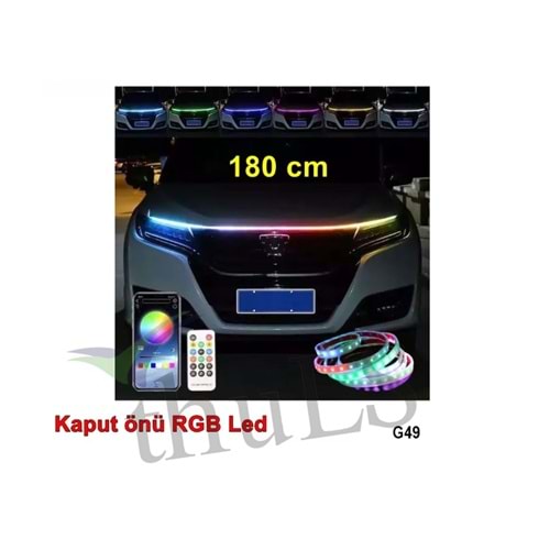KAYAR LED -49 (APP) RENKLİ KAPUT UCU 180 CM.