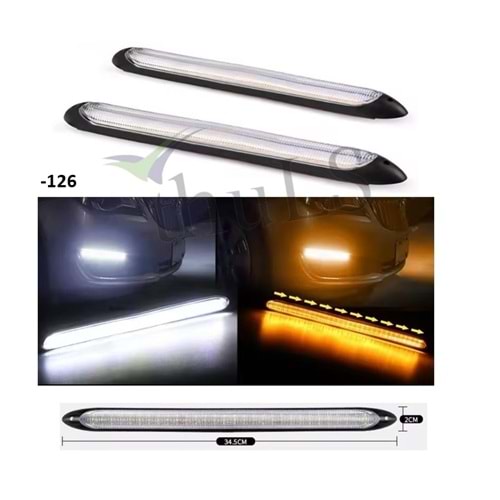 KAYAR PANJUR FAR LEDİ SİNYALLİ -126 34,5 CM.