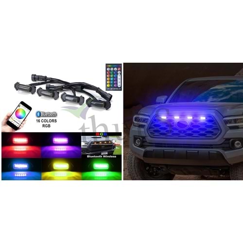 ÖN PANJUR LEDİ RGB -245 TELEFON UYG.KUMANDALI