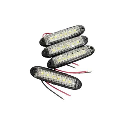 PARMAK LED KAFESLİ 12V 6 LED 4LÜ PAKET BEYAZ