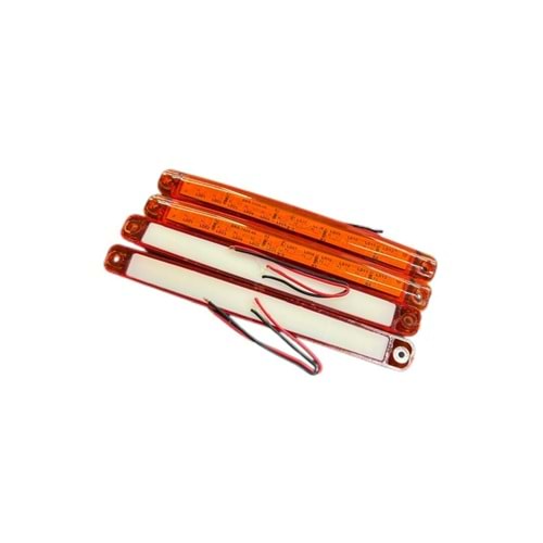PARMAK LED 12V 12 LED 4LÜ PAKET SARI