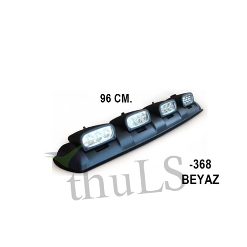 OFFROAD SIS -368 4LÜ LED 96CM UZUN KARE BEYAZ