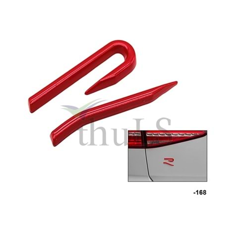 GOLF 8 BAGAJ YAPIŞMA LOGO KIRMIZI -168