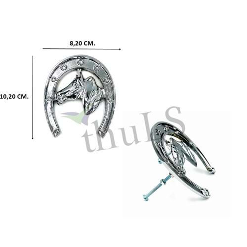 DÖKÜM VİDALI AT NALI BÜYÜK BOY GÜMÜŞ