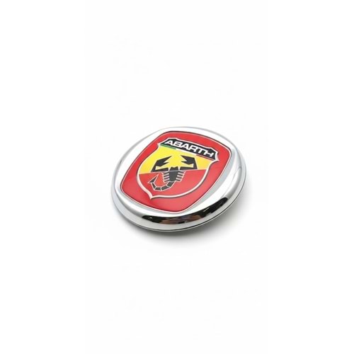 ABARTH KÜÇÜK 3D KROM ÇERÇEVELİ UNIVERSAL LOGO