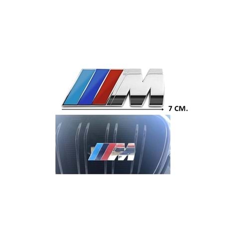 DÖKÜM YAZI YAPIŞMA ///M GÜMÜŞ 7 CM.