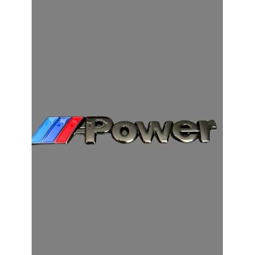 DÖKÜM YAZI YAPIŞMA M POWER SİYAH