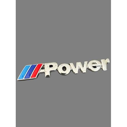 DÖKÜM YAZI YAPIŞMA M POWER KROM