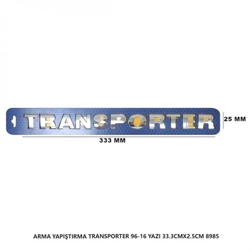 8985 -VOLKSWAGEN TRANSPORTER YAZI 1996-2016