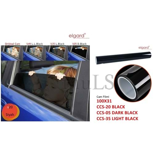 ELGARD CAM FİLMİ BLACK NS-CCS-20 (100X31)