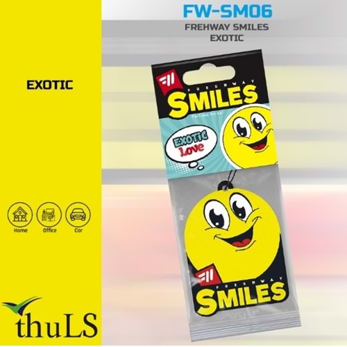 DRY SMILE KAĞIT KOKU SM-06 EXOTIC