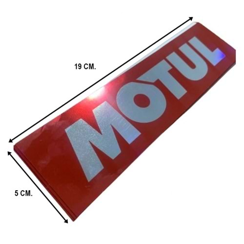 MOTUL STICKER METALİZE BÜYÜK BOY