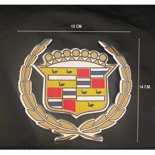 ÇELENKLİ ALÜM.STICKER CADILLAC ORTA BOY