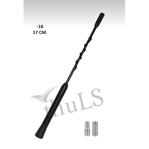 ANTEN UNIVERSAL BURGULU -16 17 CM.