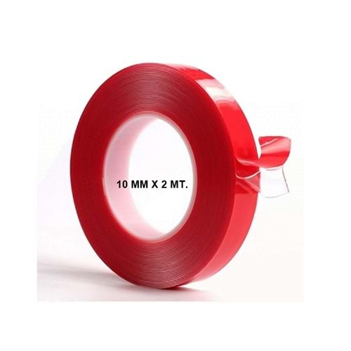 ÇİFT TARAFLI BANT 10 MMX 2 MM.