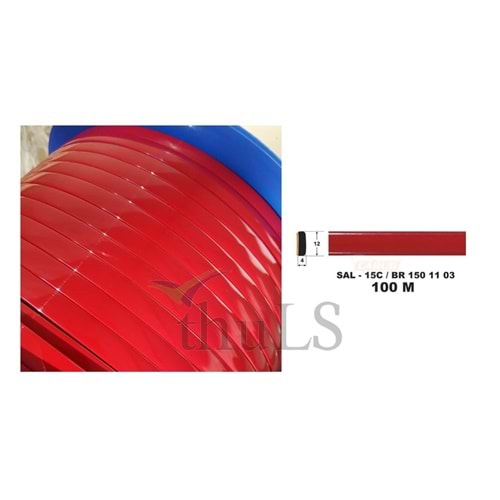 SALMAN ÇITA 15C 12 MM KIRMIZI 100 MT.