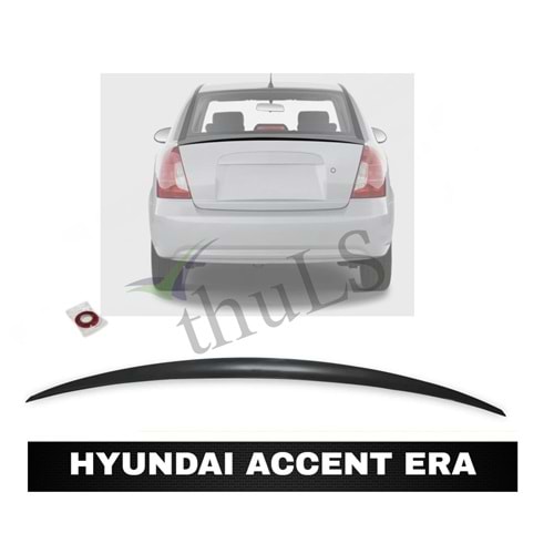 SPOILER SUNPLEKS HYUNDAI ACCENT ERA PIANO BLACK