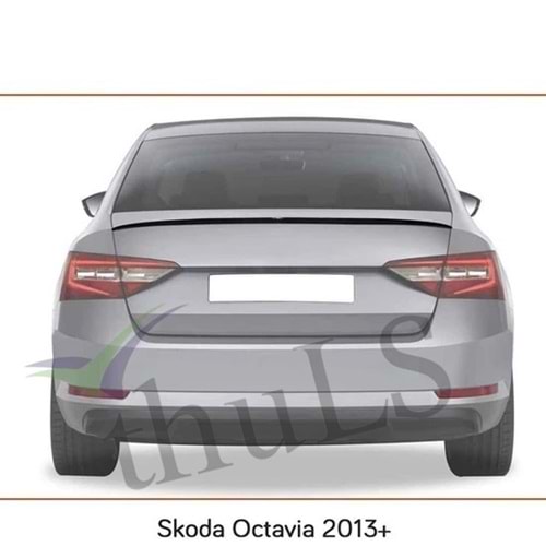 SPOILER SUNPLEKS SKODA OCTAVIA 2013-2019 PIANO BLACK