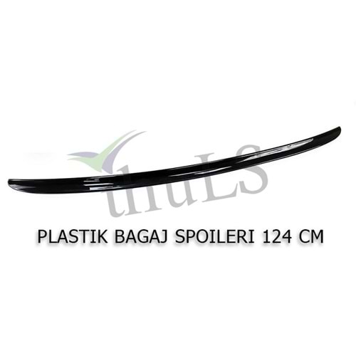 3M PLASTİK SPOILER SAL.PIANO BLACK 124 CM.