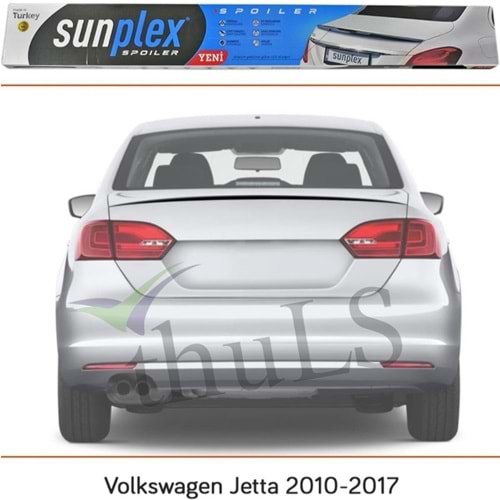 SPOILER SUNPLEKS VW JETTA 2010-2017 PIANO BLACK
