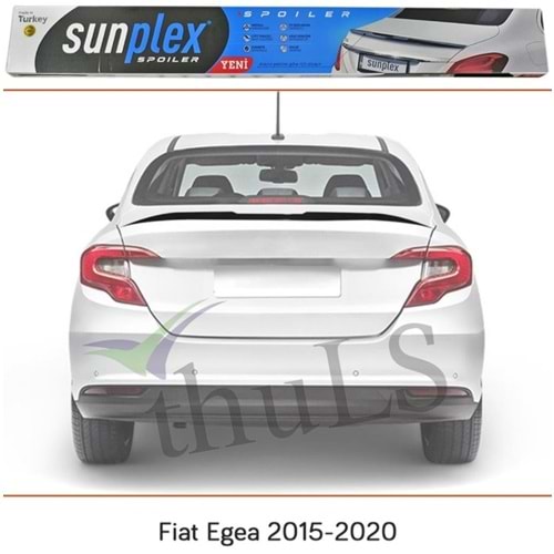 SPOILER SUNPLEKS FIAT EGEA 2015-2023 PIANO BLACK