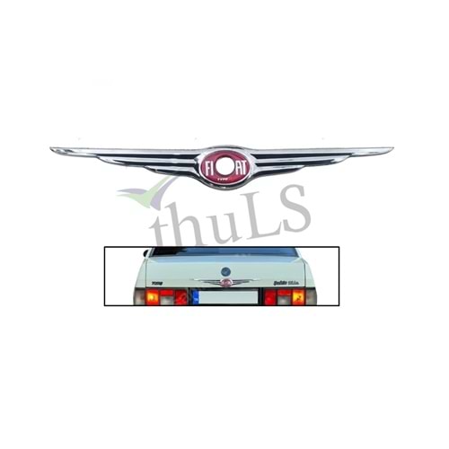 TOFAŞ KROM BAGAJ ARMA KIRMIZI CHRYSLER MOD.