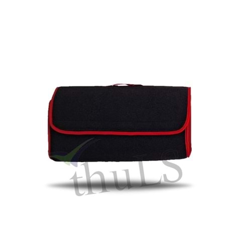 BAGAJ ÇANTASI AVADANLIK SİYAH-KIRMIZI ŞERİTLİ