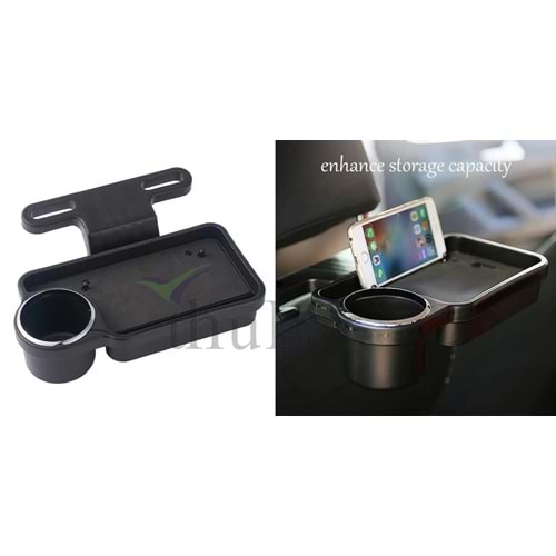 KOLTUK ARKASI LÜKS TEPSİ BARDAKLIKLI