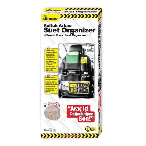 AUTOMIX SÜET ORGANİZER -688 BEJ