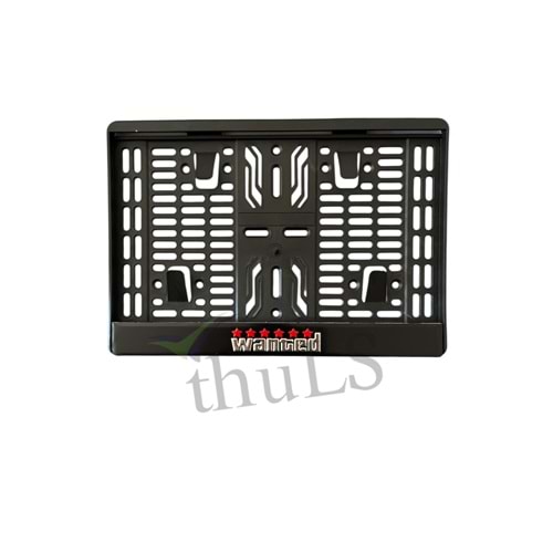 PLAKALIK MOTOR WANTED YAZILI