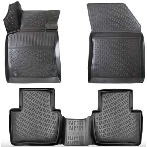 PEUGEOT 508 2019- 3D PASPAS SİYAH