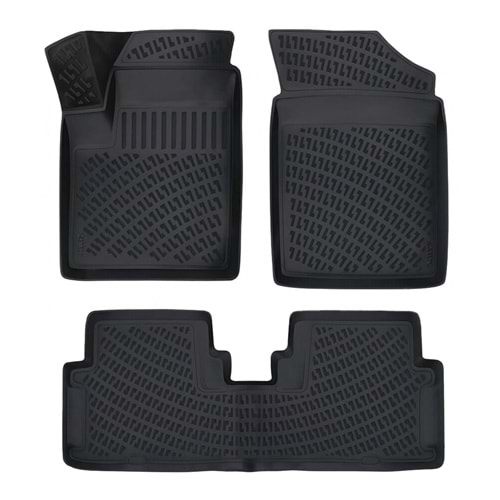 PEUGEOT PARTNER 1998-2008 3D PASPAS SİYAH