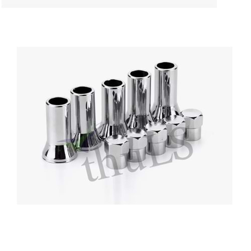 SİBOP KAPAĞI 5Lİ SET KROM KAPAKLI 10 PRÇ