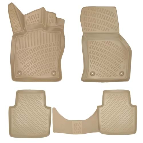 SKODA SUPER B 2015- 3D PASPAS BEJ