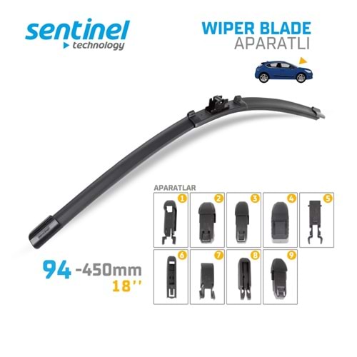 SENTINEL SİLECEK APARATLI 45 CM.