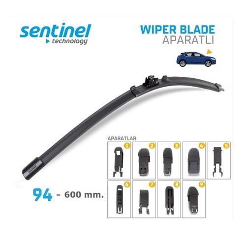 SENTINEL SİLECEK APARATLI 60 CM.