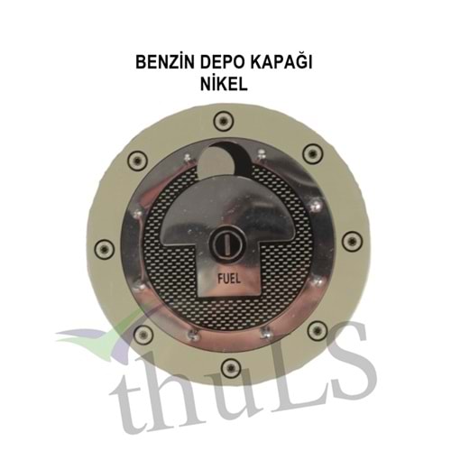 BENZİN DEPO KAPAĞI NİKEL YUVARLAK