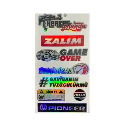 HOLOGRAM STICKER BÜYÜK HERKES YOLUNDA