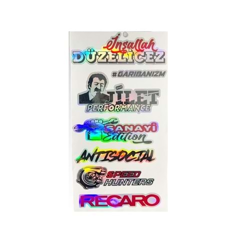 HOLOGRAM STICKER BÜYÜK İNŞALLAH DÜZELİCEZ