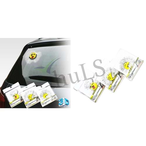 AUTOMIX 3D KIRIK CAM ÇIKARTMA STICKER