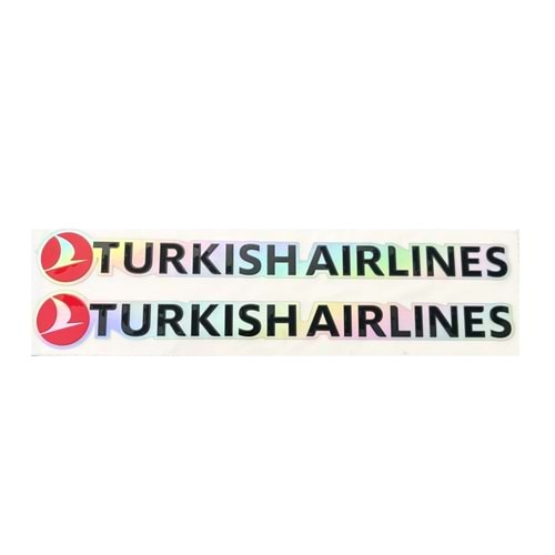 3D CAR STICKER TURKISH AIRLINES 2Lİ HOLOGRAM