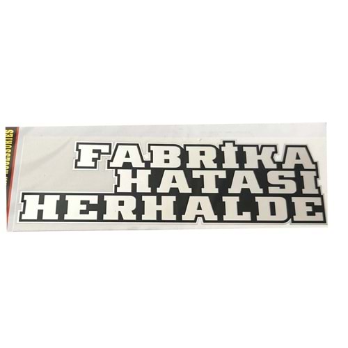 3D CAR STICKER FABRİKA HATASI GÜMÜŞ PARLAK