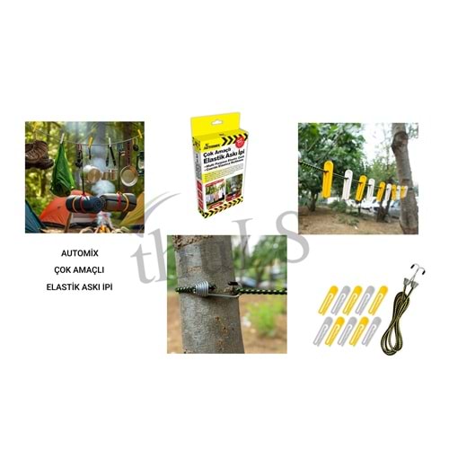 AUTOMIX ÇOK AMAÇLI ELASTİK ASKI İPİ -973