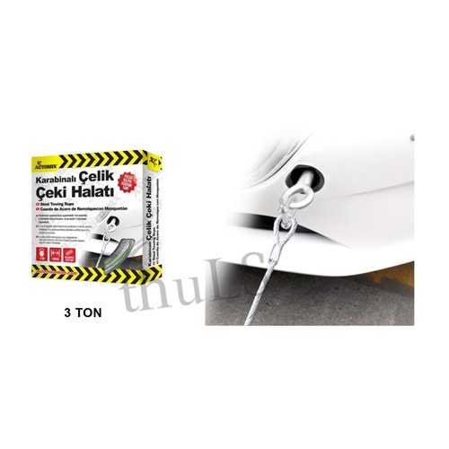 AUTOMIX ÇEKME HALATI KARABİNALI 3 TON