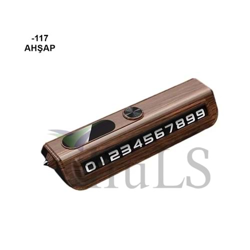 NUMARATİK -117 İMDAT ÇEKİCİLİ AHŞAP GÖRÜNÜMLÜ