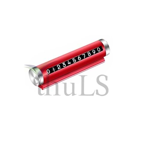 NUMARATİK DÖNERLİ METAL -105 KIRMIZI