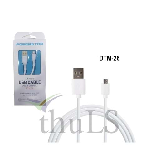 POWERSTAR ŞARJ KABLOSU DTM-26 SAMSUNG